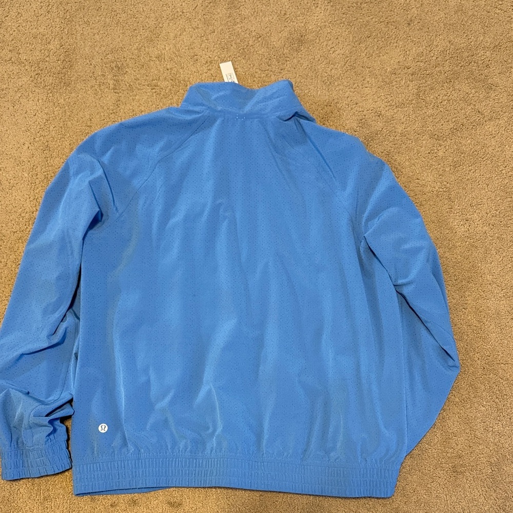 Women’s Lululemon Blue Zip Up Jacket Size 10 - Picture 3 of 3